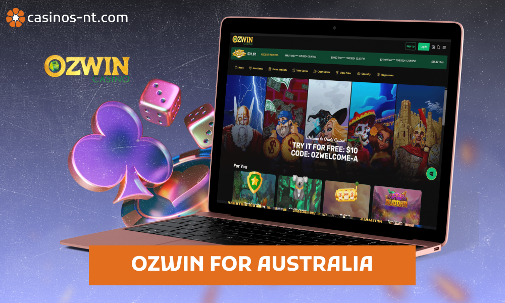 Ozwin is a popular online casino designed specifically for Australian gamblers